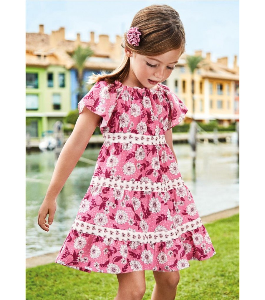 VESTIDO COMBINADO ESTAMPADO...