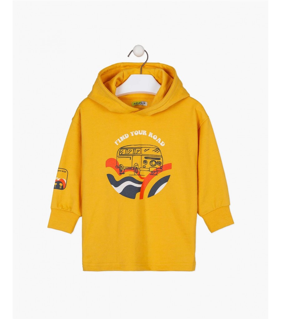 SUDADERA ESTAMPADA CON...