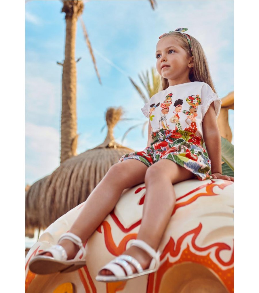 FALDA PANTALON ESTAMPADA...