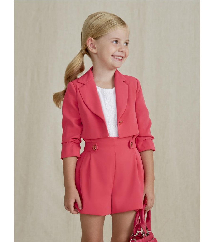 CHAQUETA CREPE PARA NIÑA...