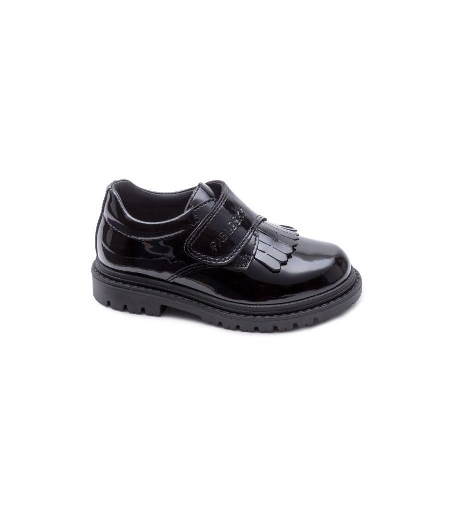 MOCASINES DE CHAROL NEGRO...