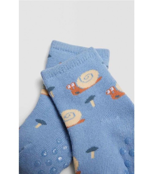 Set 2 calcetines antideslizantes algodón orgánico niño