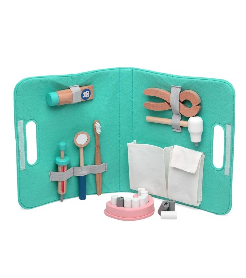 JUGUETE SET DE DENTISTA DE MADERA KIOKIDS 3442