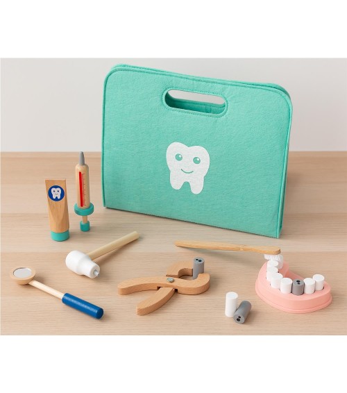 JUGUETE SET DE DENTISTA DE MADERA KIOKIDS 3442