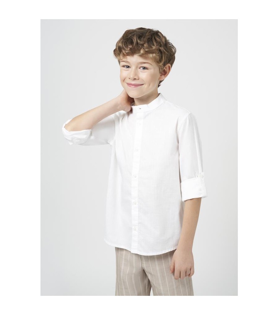 CAMISA DE MANGA LARGA CON...