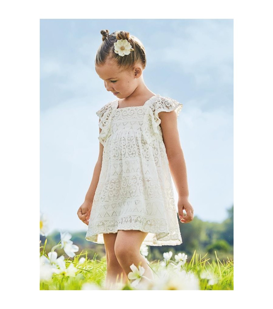 VESTIDO DE ENCAJE PARA NIÑA...