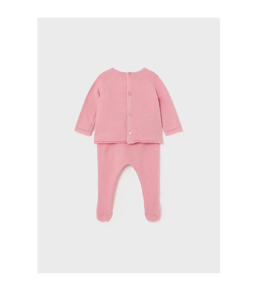 Conjunto De Polaina Tricot Para Bebé Niña – Mayoral – Talla 1-2 Meses – Color Menta – Colección Primavera-verano