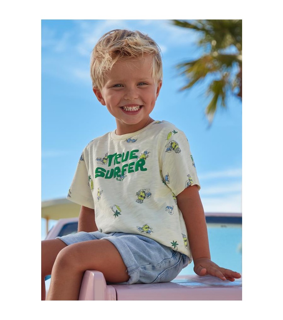 CAMISETA ESTAMPADA DE MANGA...