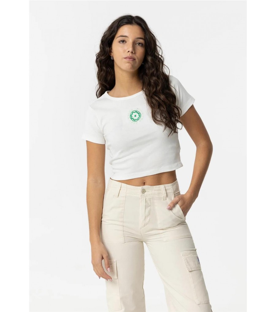CAMISETA CROPPED CO TEXTO...