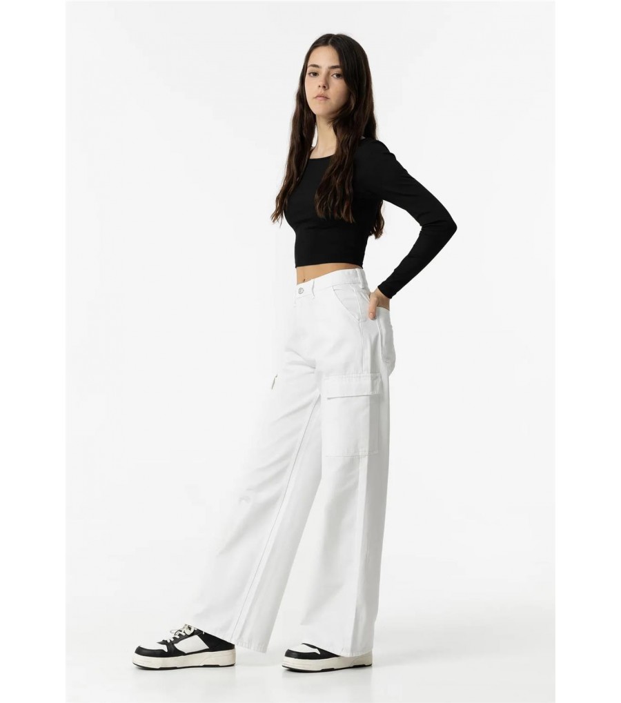 JEANS CARGO WIDE LEG PARA... 2