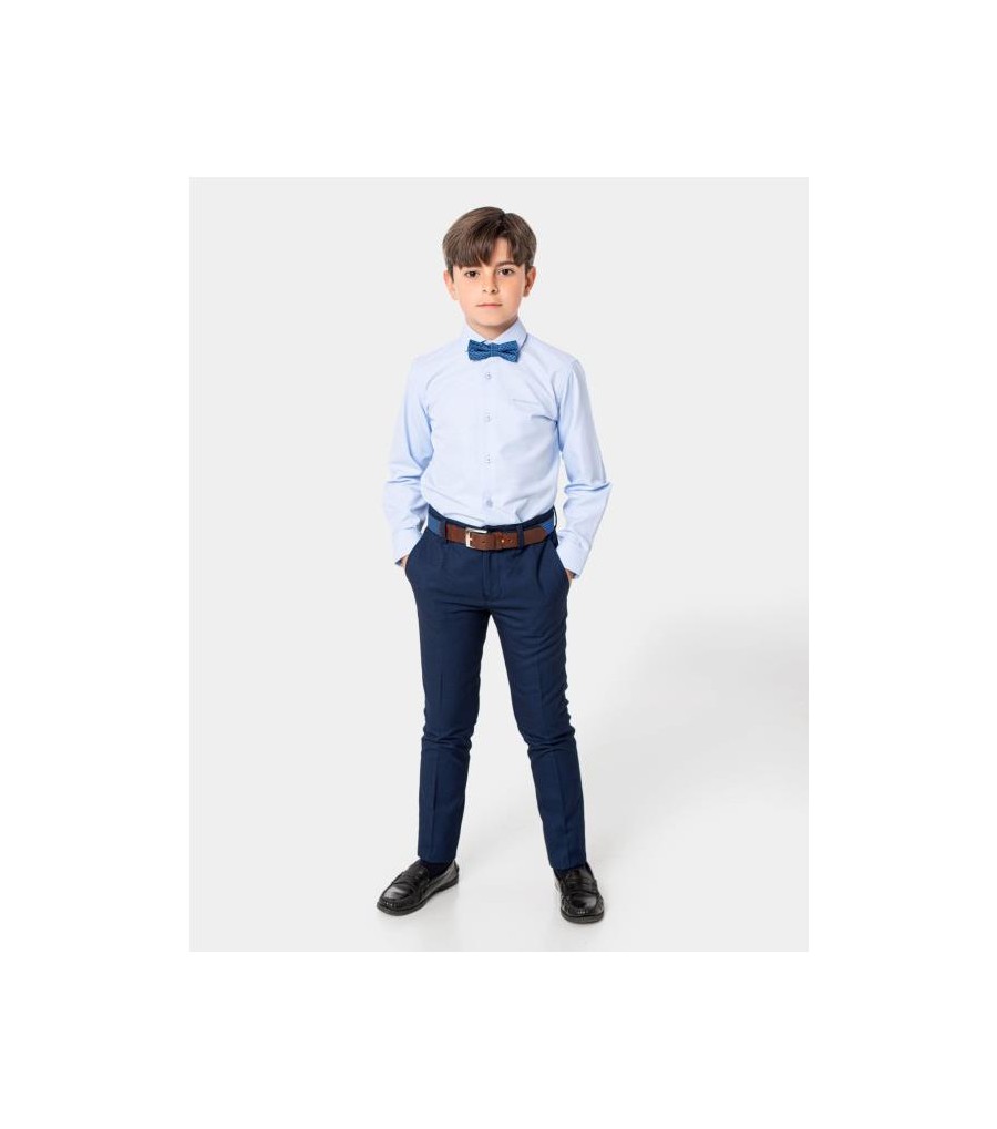 PANTALON DE TRAJE NIDO DE...