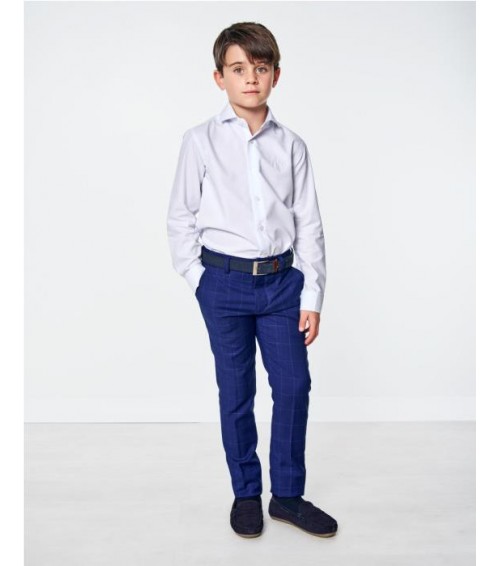 PANTALON DE TRAJE CHINO DE CUADROS PARA CHICO SPAGNOLO 5777