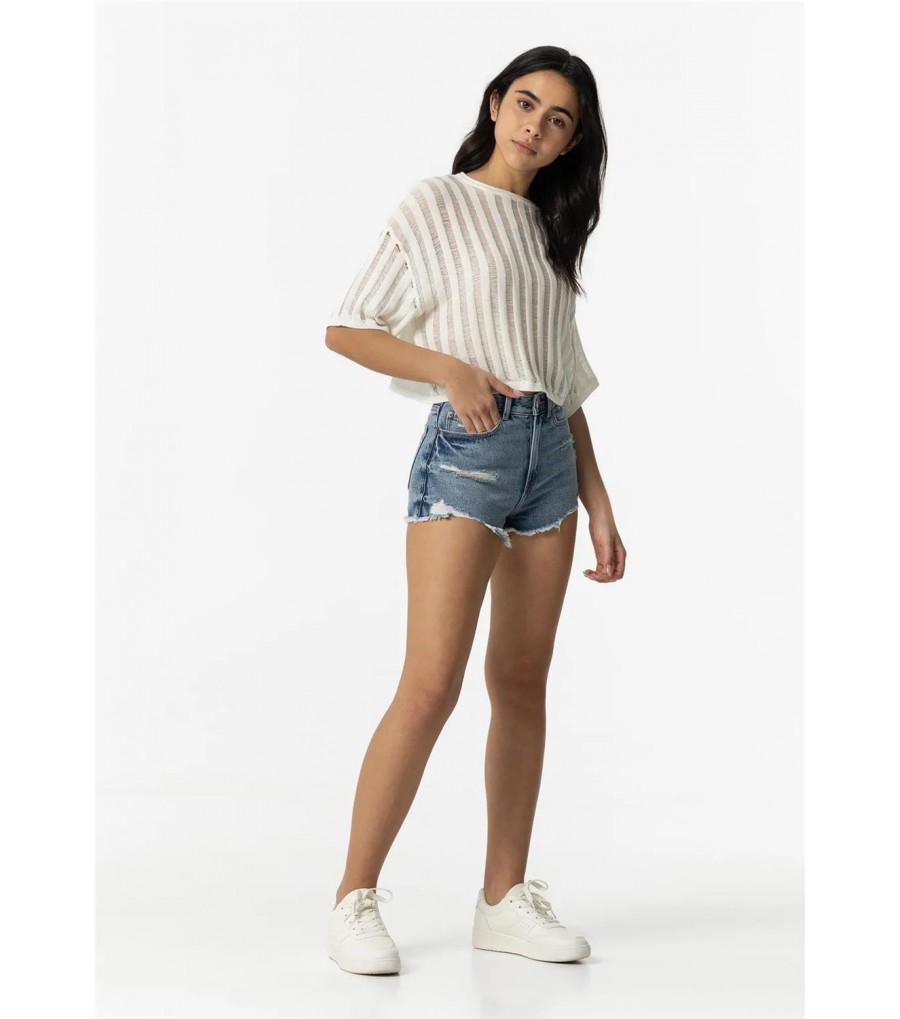 SHORT DENIM CON ROTOS PARA... 2