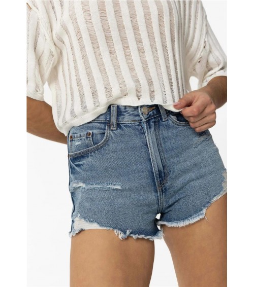 SHORT DENIM CON ROTOS PARA CHICA TIFFOSI 10054303