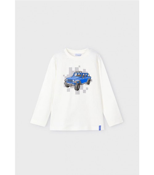 CAMISETA DE MANGA LARGA COCHES PARA NIÑO MAYORAL 4052