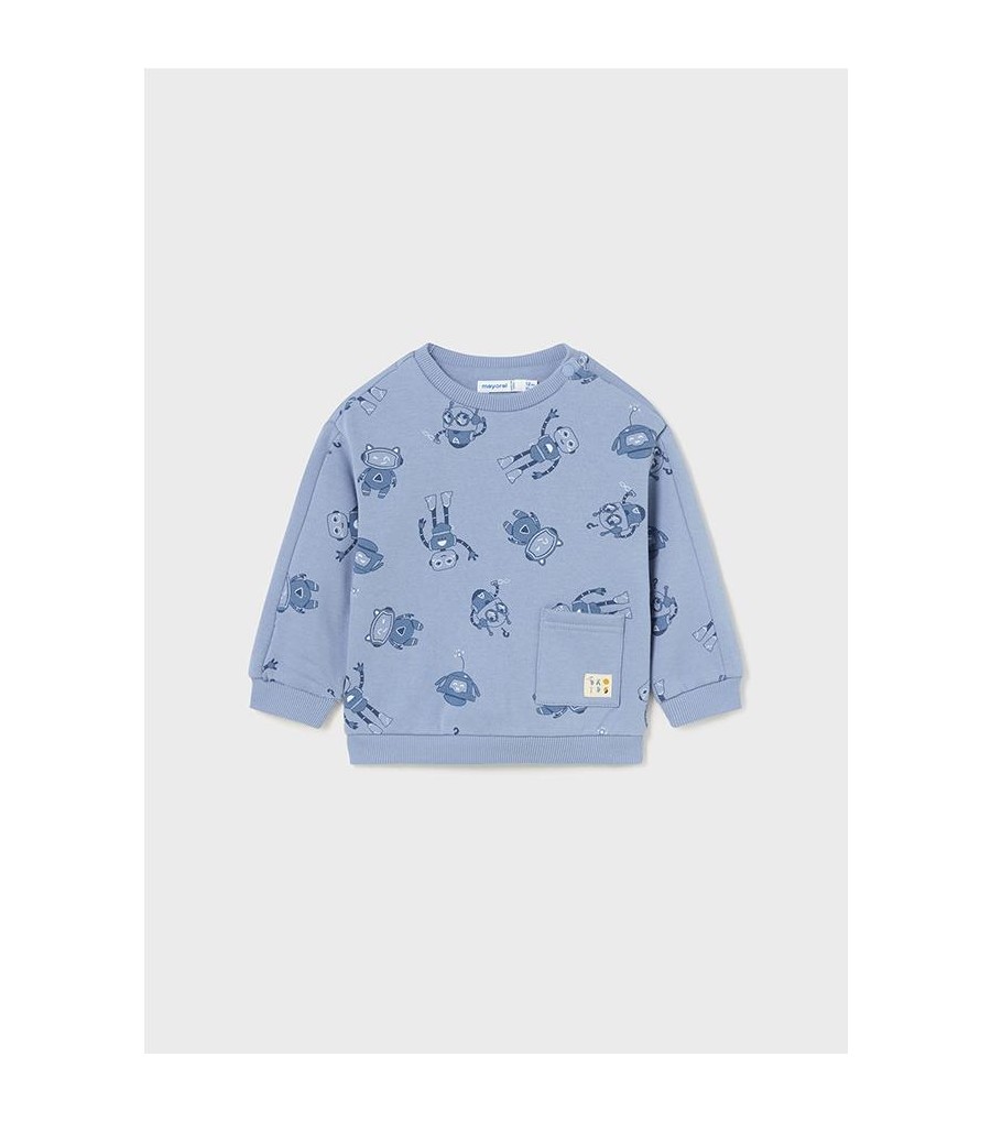 SUDADERA ESTAMPADA PARA BEBE NIÑO...