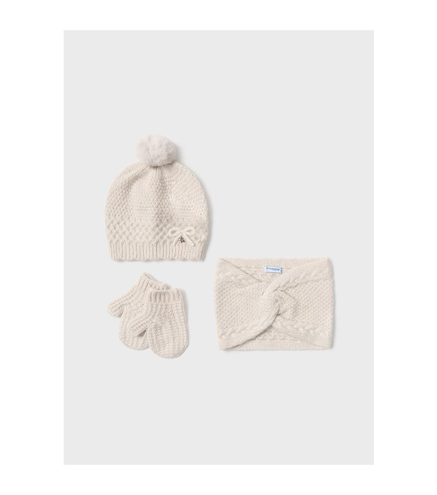 CONJUNTO 3 PIEZAS BUFANDA...