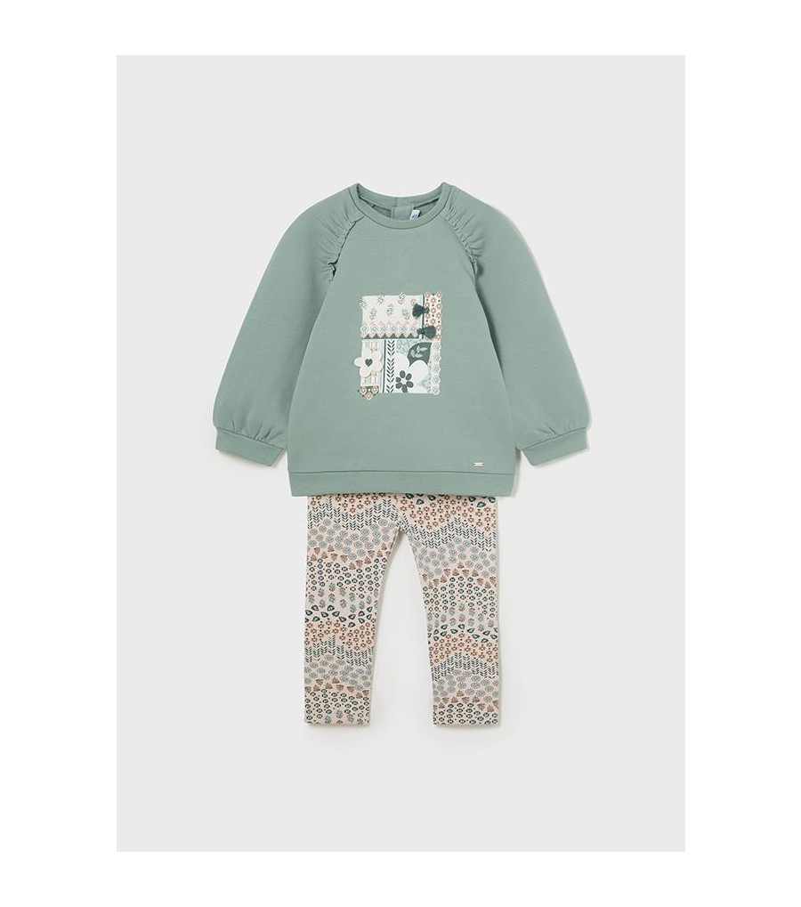 CONJUNTO DE LEGGING PARA BEBE NIÑA...