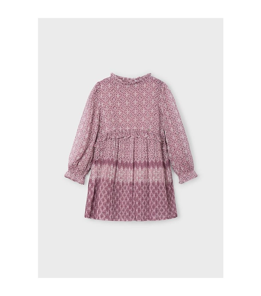 VESTIDO DE GASA PLISADA...