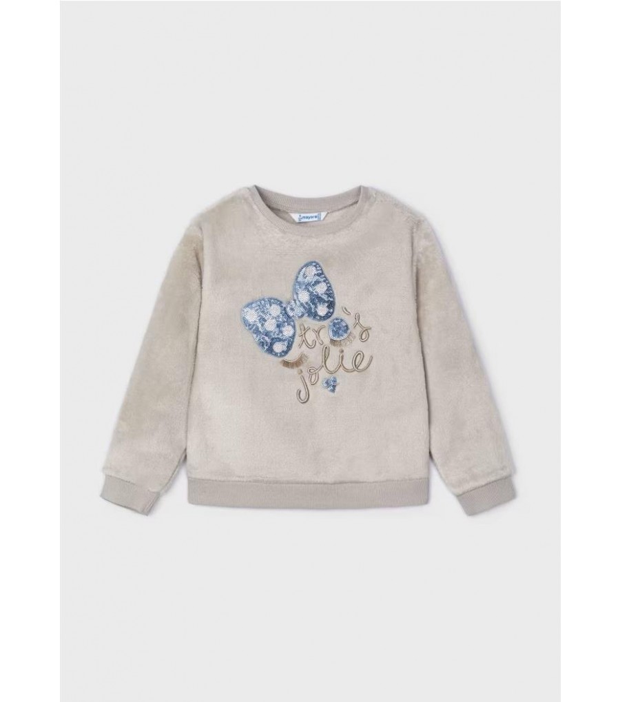 SUDADERA DE PELO PARA NIÑA...