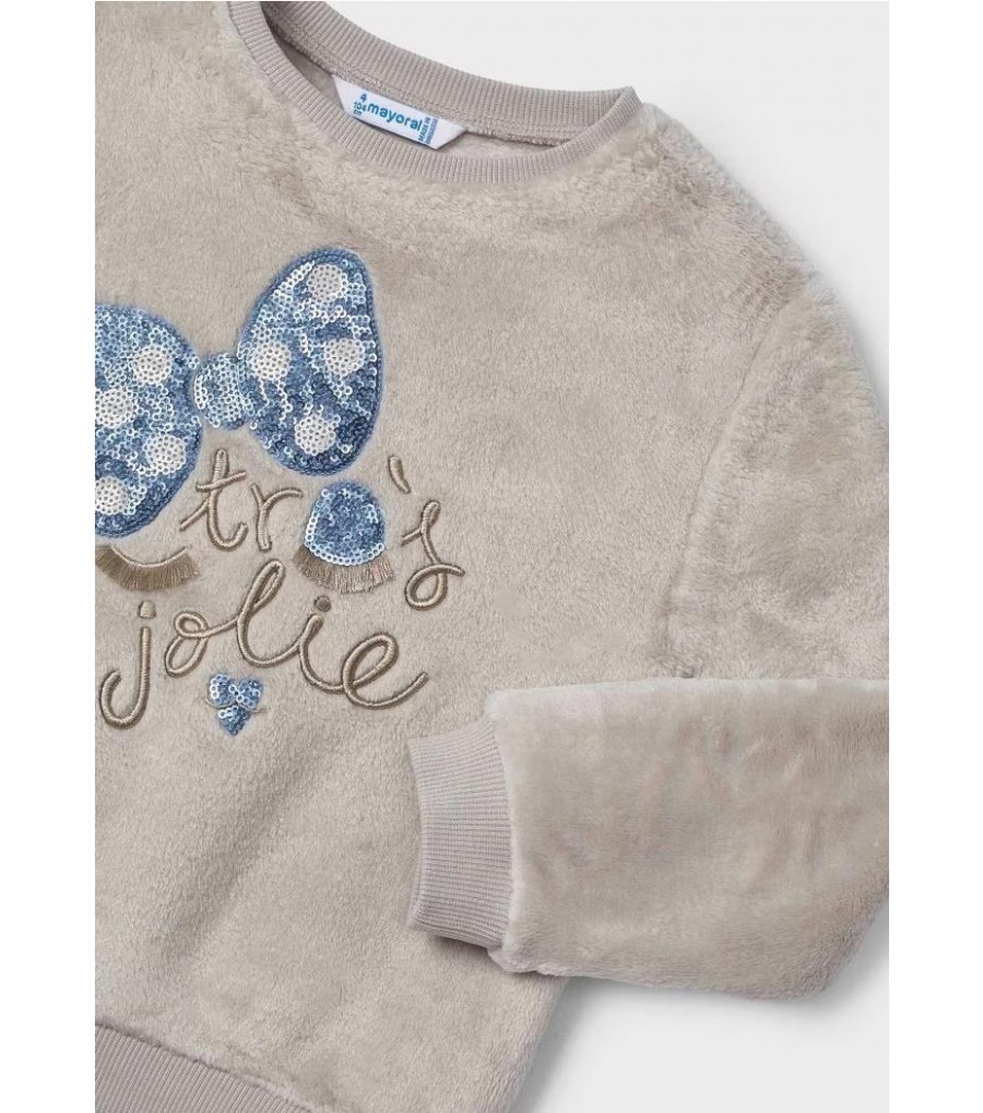 SUDADERA DE PELO PARA NIÑA... 2