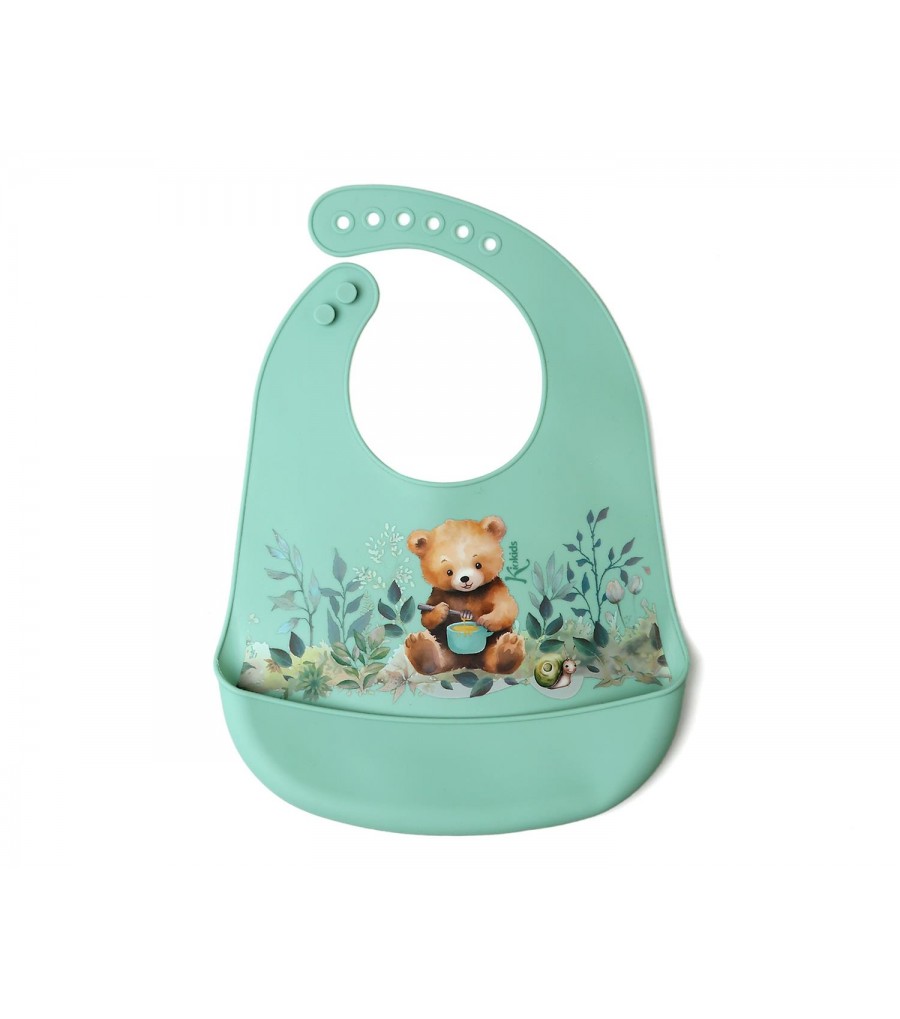 BABERO DE SILICONA PARA BEBE KIOKIDS3738