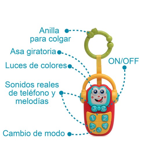 TELEFONO ELECTRICO PARA BEBE KIOKIDS 3934