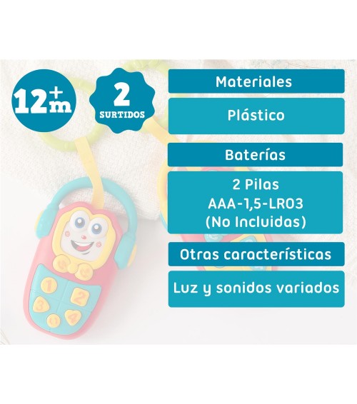 TELEFONO ELECTRICO PARA BEBE KIOKIDS 3934