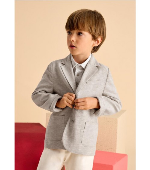 Chaqueta con lino niño 3417
