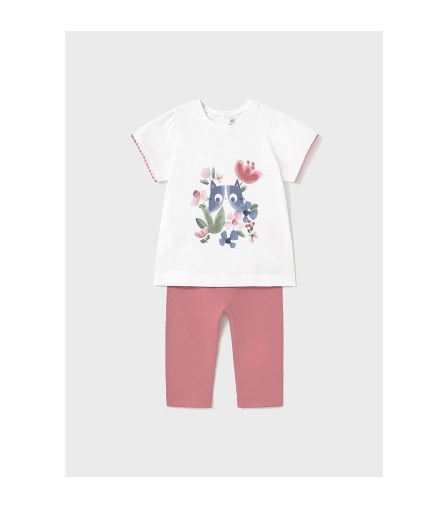 CONJUNTO LEGGING Y CAMISETA 1736 ROSA