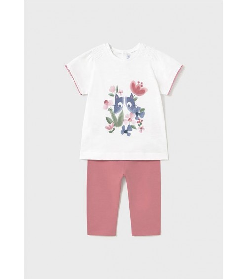 CONJUNTO LEGGING Y CAMISETA 1736 ROSA