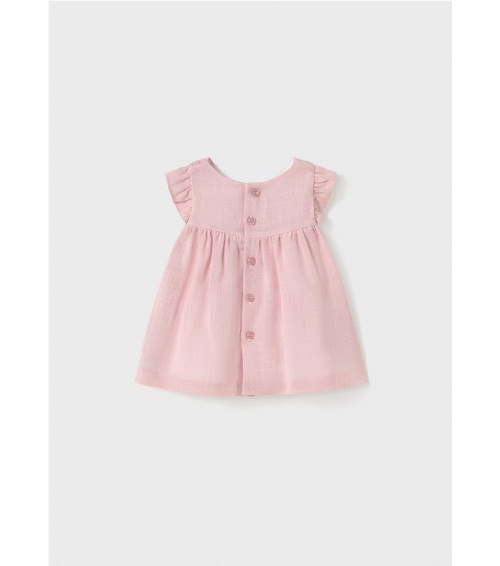 Vestido nido de abeja recién nacida 1846