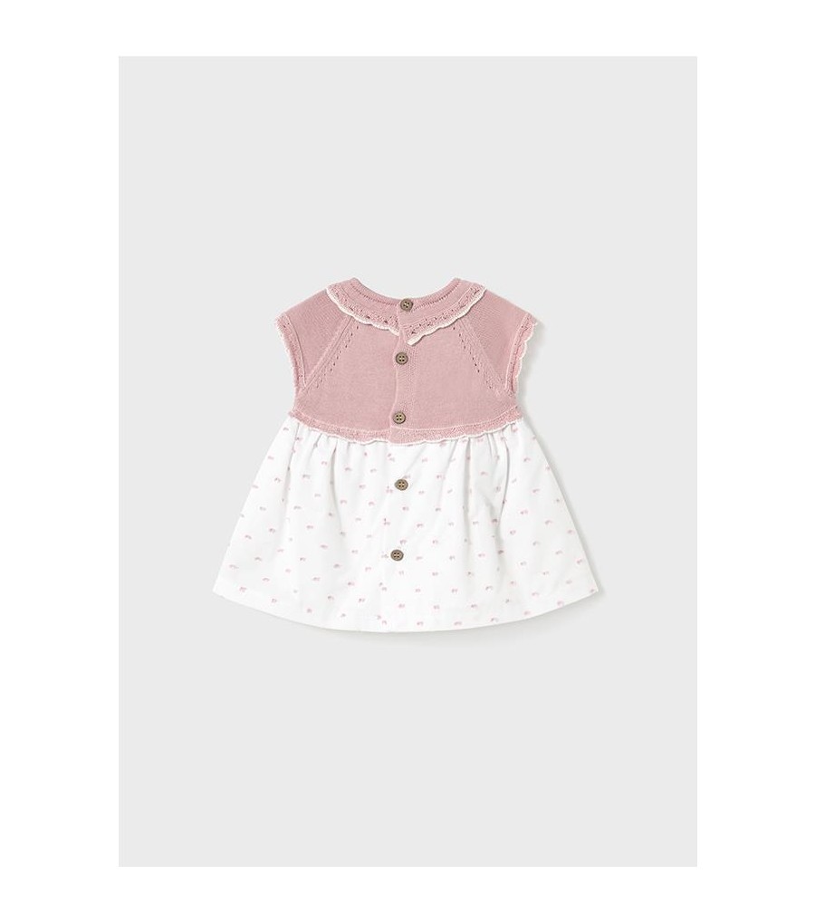 Vestido combinado tricot... 2