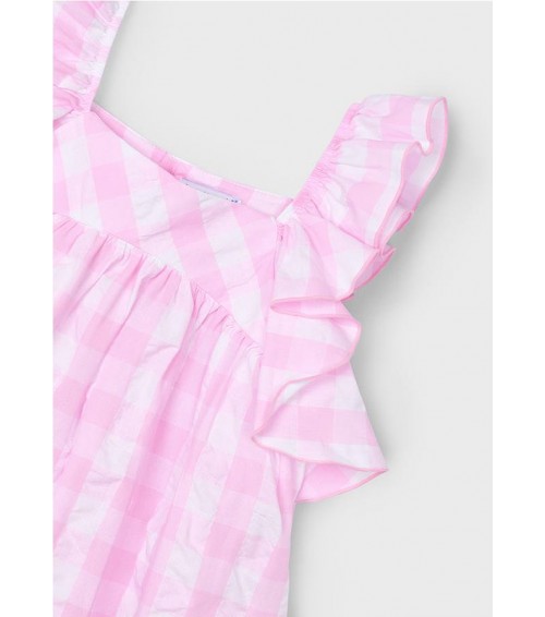 Vestido cuadros vichy niña 3935