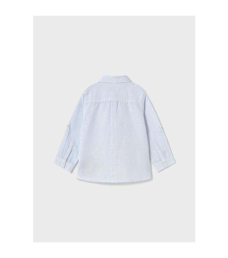 Camisa manga larga con lino... 2