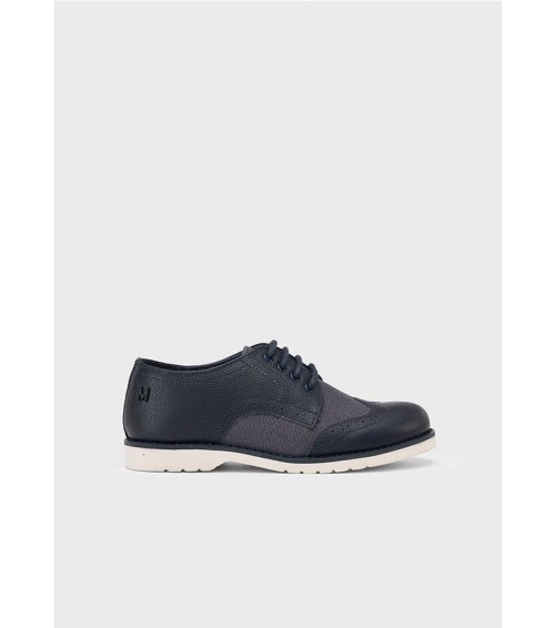 Zapato cordones piel niño 45645