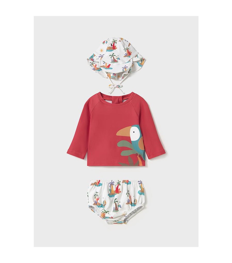 Conjunto 3 piezas baño camiseta...