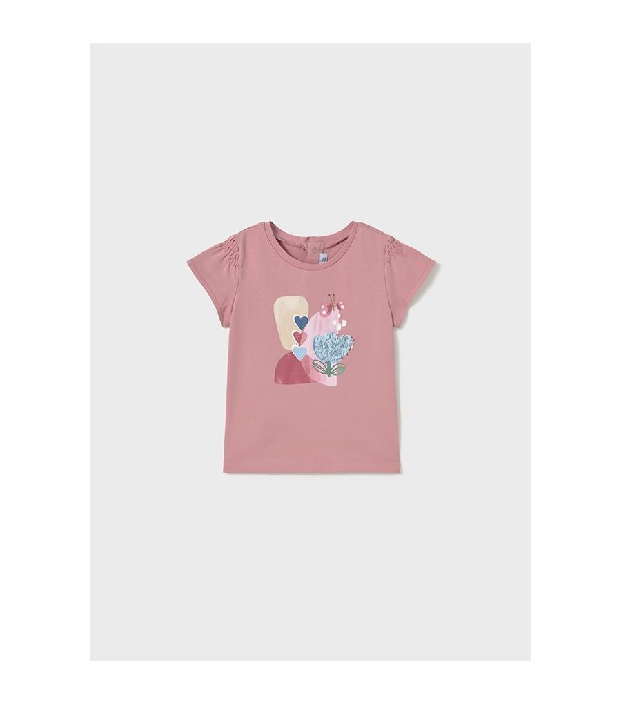 Camiseta aplique relieve bebé 1049