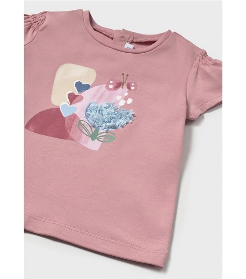 Camiseta aplique relieve bebé 1049