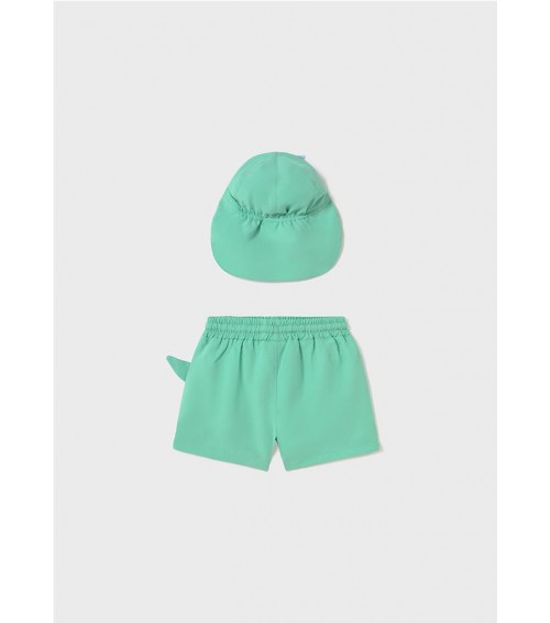 Conjunto bañador y gorra interactivos protección solar bebé 1647
