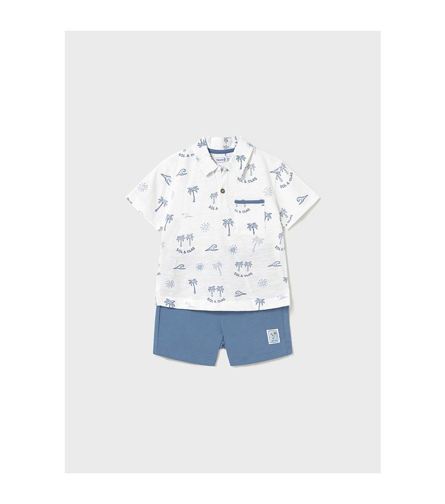 Conjunto bermuda y polo...