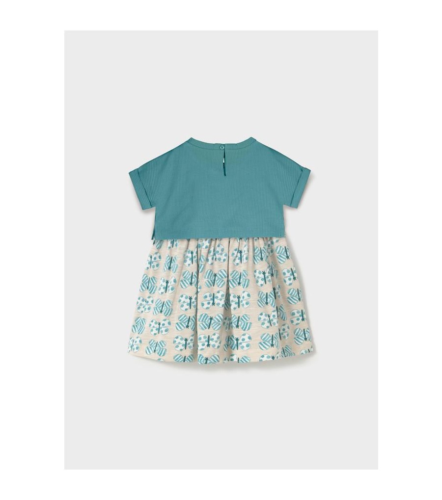 Vestido estampado con top... 2