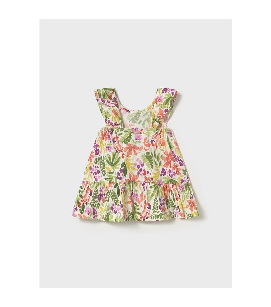 Vestido tropical bambula... 2