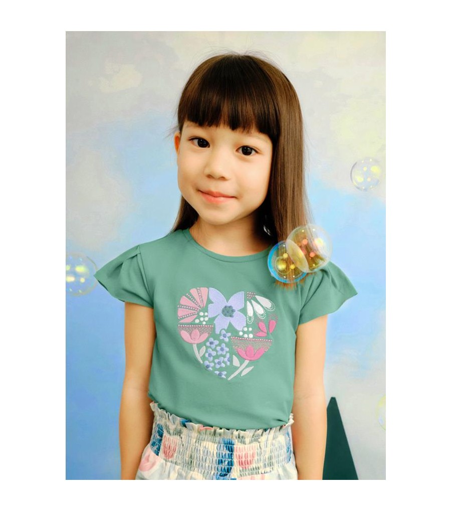 Camiseta dibujo niña 3015