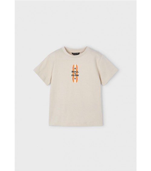 Camiseta estampado trasero monopatín niño 3039