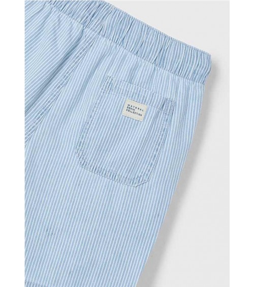 Bermuda vaquera casual niño rayas 3228