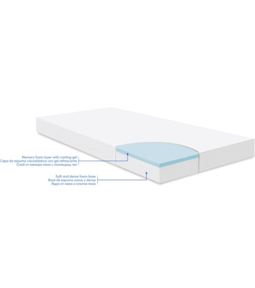 Colchón Memory Comfort Cool gel 60x120x12cm 41107030097
