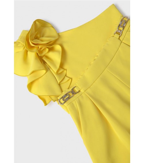 Conjunto bermuda crepe fluido niña 5246
