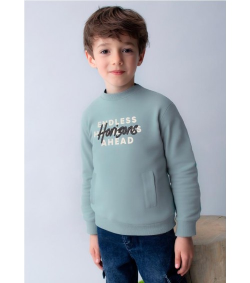 Sudadera bordado unisex infantil 4408