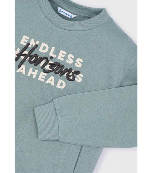 Sudadera bordado unisex infantil 4408